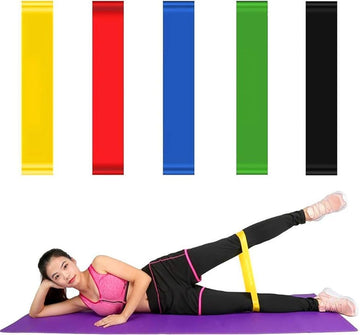 My Store exercise resistance belt in black, showing adjustable straps and handle for strength training and workout exercises.