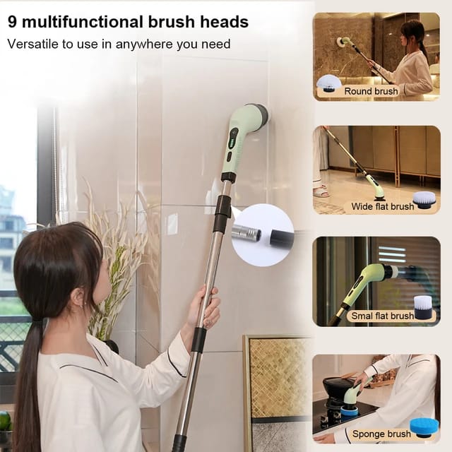 9-In-1 Multi-Function Electric Cleaning Brush
