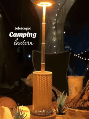 Portable telescopic camping light from My Store with adjustable brightness and extendable design for outdoor camping adventures.