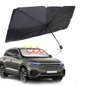 My Store Denx portable car umbrella providing shade and protection for vehicles in outdoor settings.