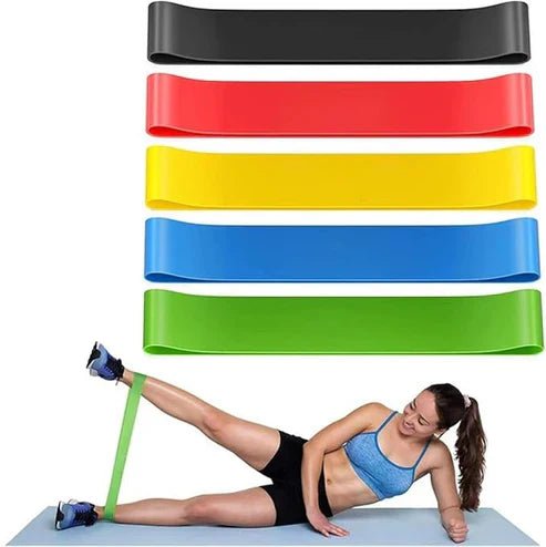 Black exercise resistance belt by My Store, showing adjustable straps and handles for strength training and fitness workouts.