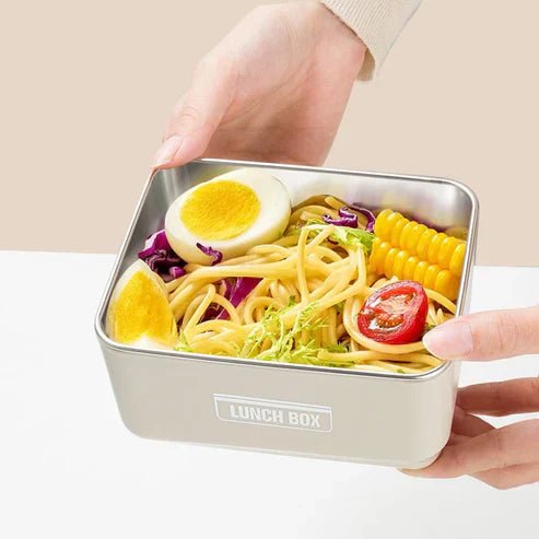 Insulated lunch box set with matching carry bag, featuring multiple compartments for food storage and portability.