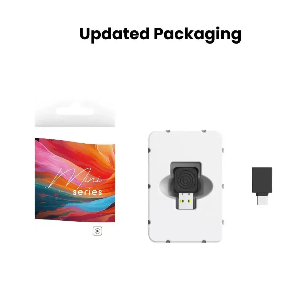 Wireless Car Play adapter from My Store, compact device with cables and ports for seamless iPhone connectivity in vehicles.