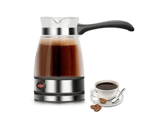 My Store ZK electric water kettle with stainless steel body and ergonomic handle, boiling water efficiently.